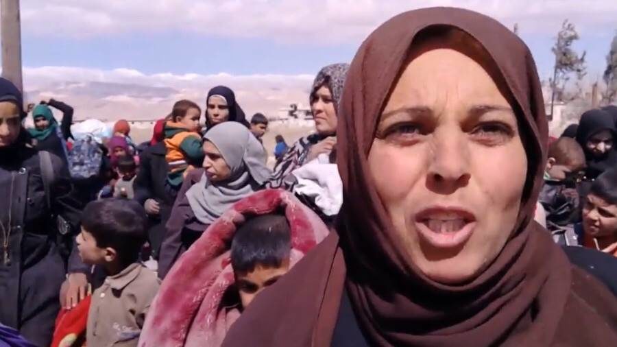 syrians escape east ghouta