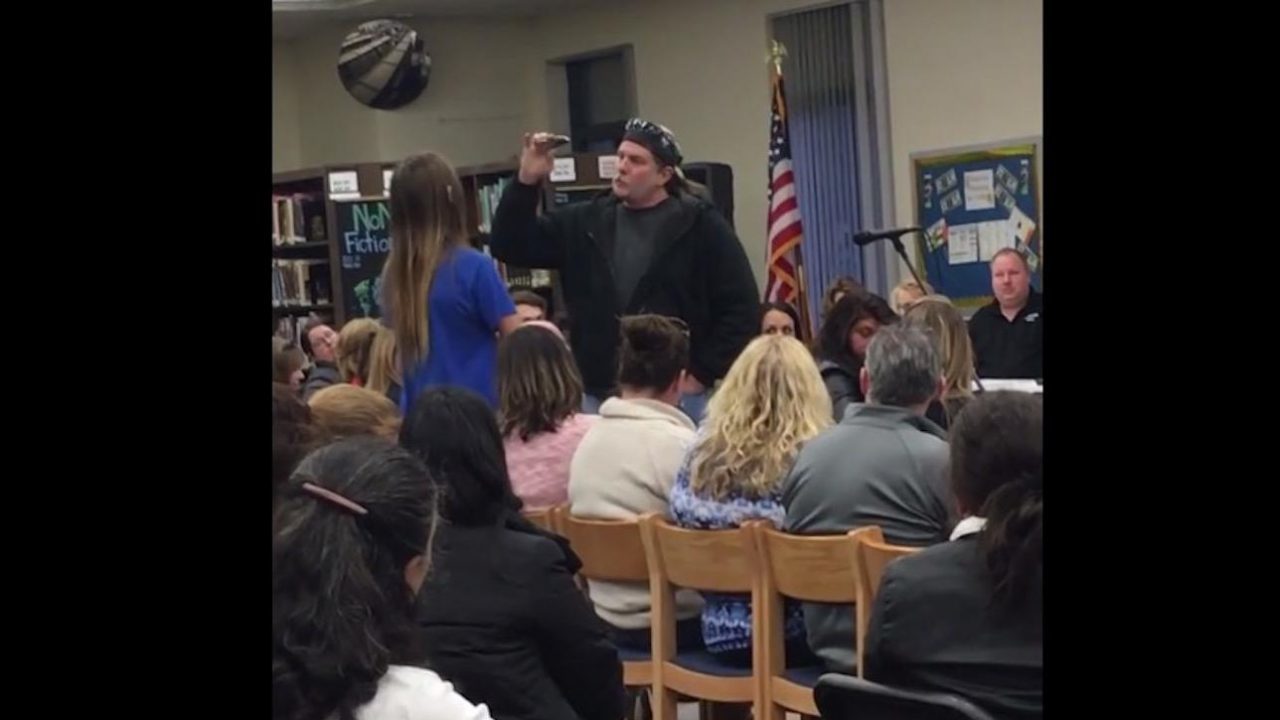 Click to enlarge School meeting