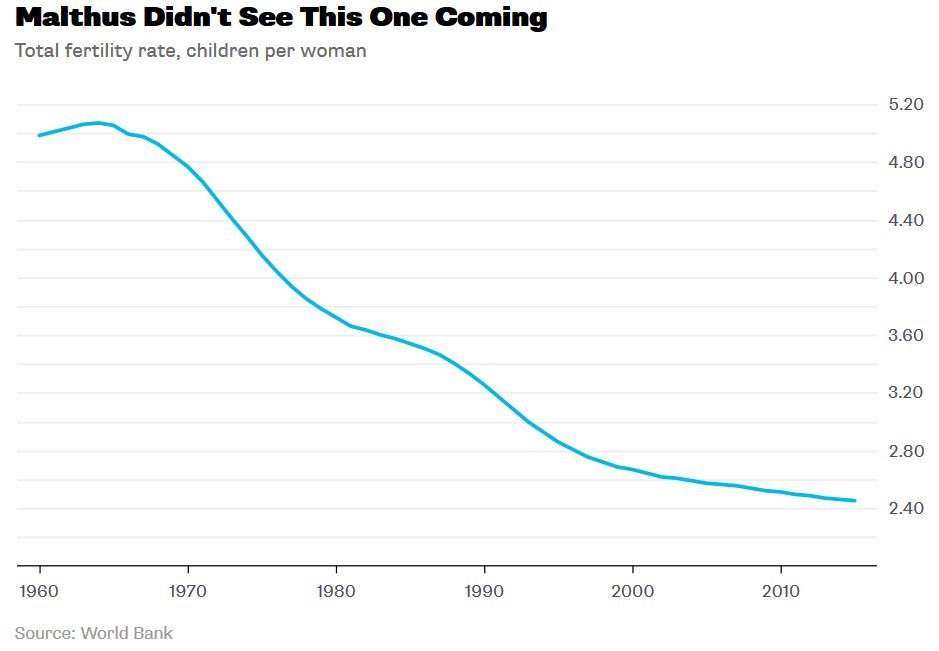 World fertility rates