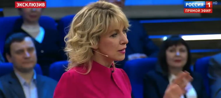 Click to enlarge Maria Zakharova