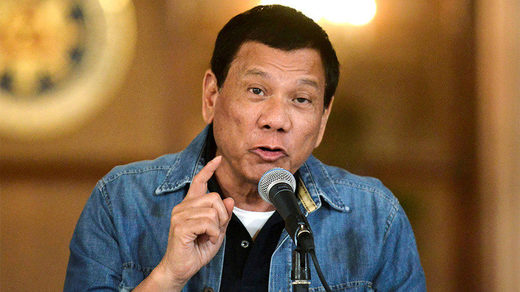 Click to enlarge Rodrigo Duterte withdraws ICC treaty