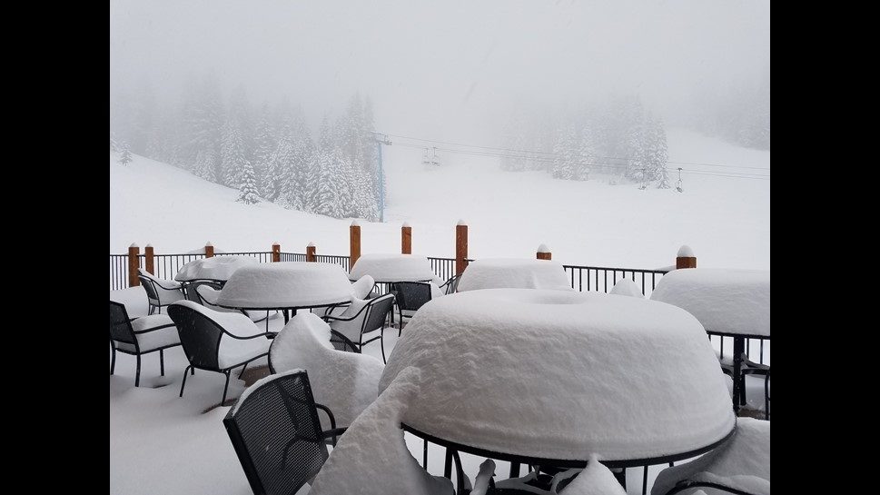 Click to enlarge Brundage has plenty of fresh powder after a winter storm dropped more than a foot of new snow on the mountain this weekend.