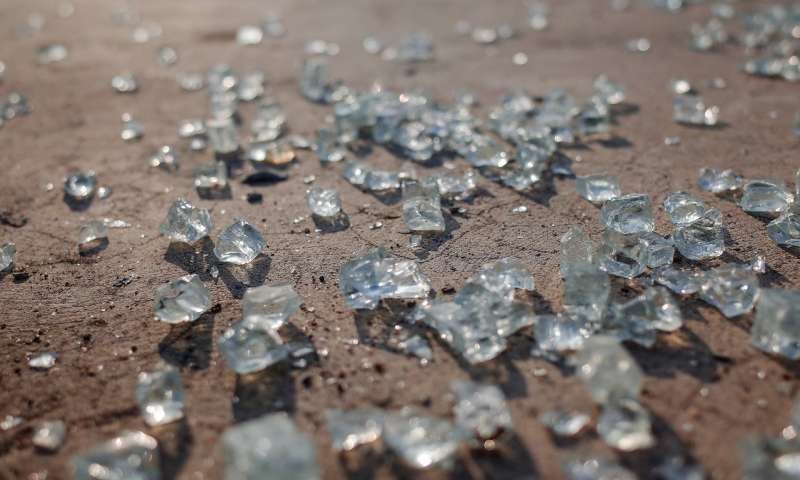 glass shards