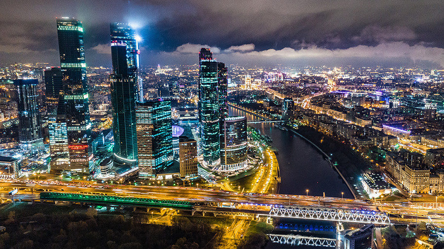 Click to enlarge Moscow City business district