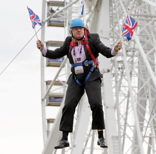 Boris Johnson clown