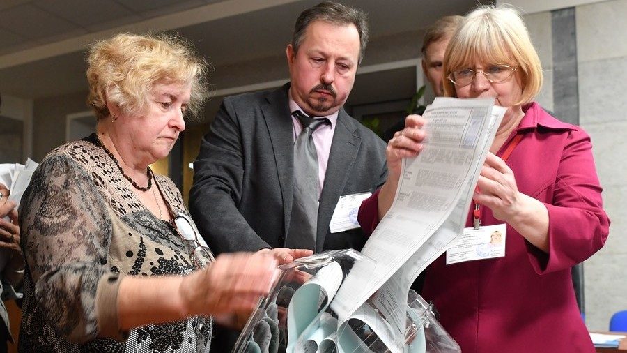 moscow polling station