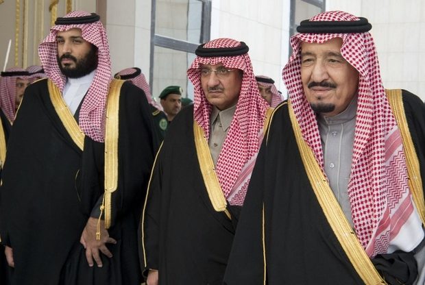 Click to enlarge Salman bin Abdulaziz and friends