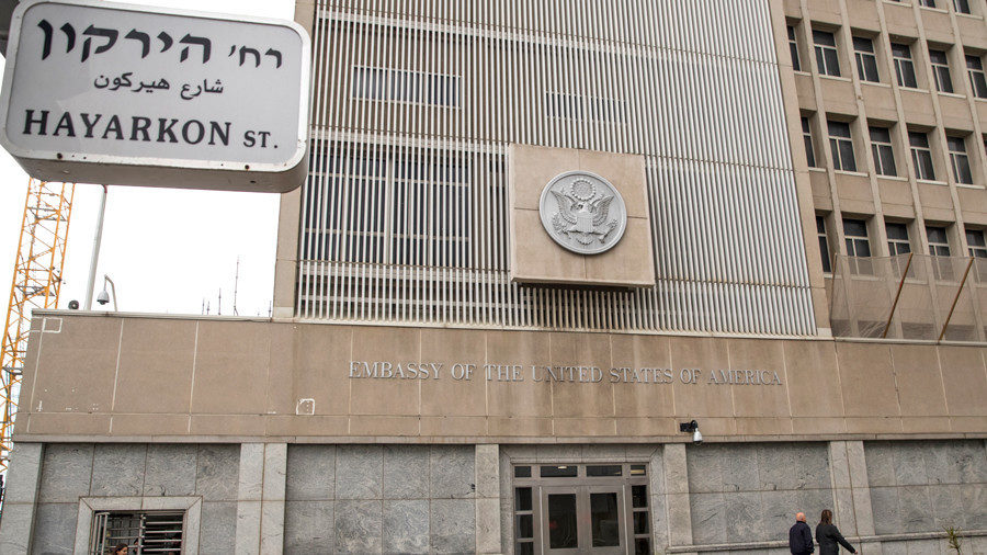 Click to enlarge US embassy in Tel Aviv