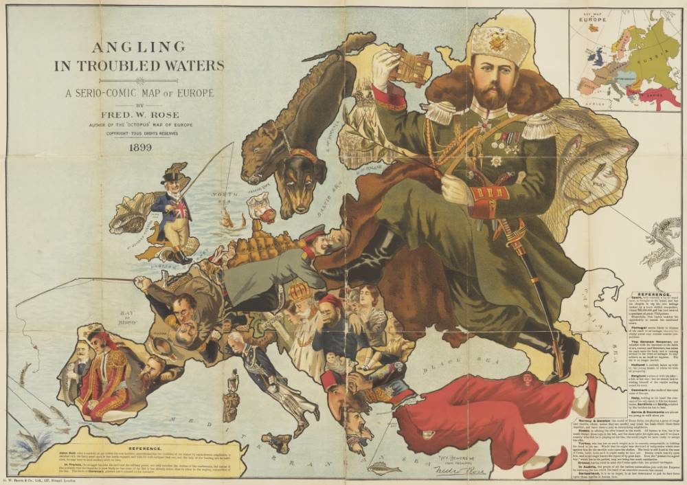 old political cartoon propaganda