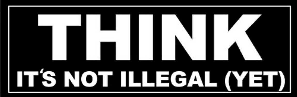 Click to enlarge Thinking illegal