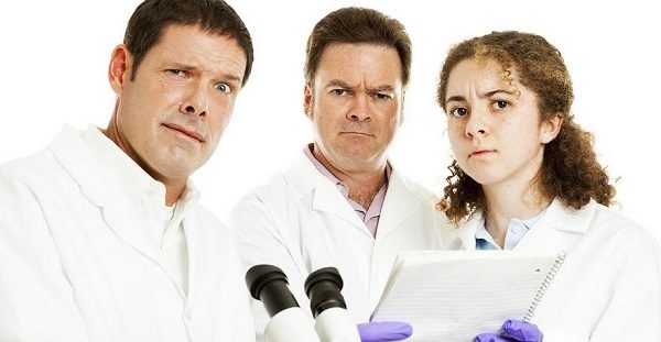 confused scientists