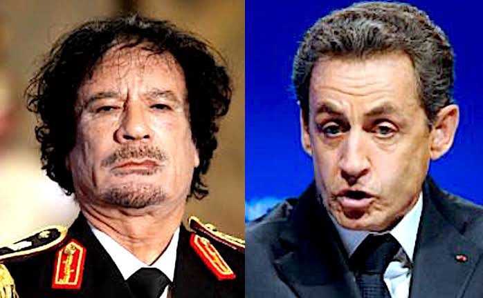 Click to enlarge Gaddafi/Sarkozy