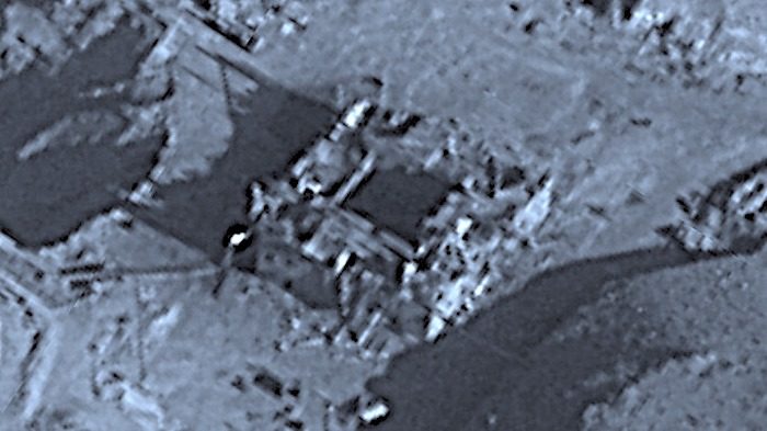 Click to enlarge Syrian nuke reactor site