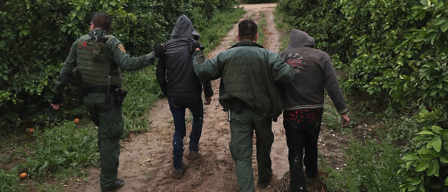 Click to enlarge illegal immigrant texas border patrol