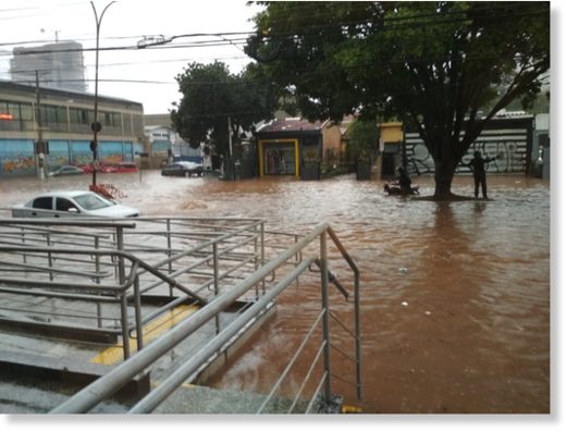 Flooding in São Paulo