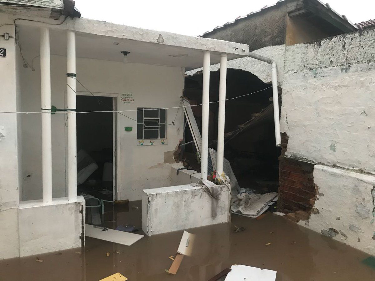 Click to enlarge Flood and storm damage in Sao Paul, Brazil, March 2018.