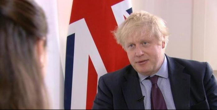 Click to enlarge Boris Johnson Deutsche Welle interview