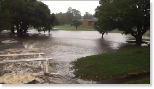 Flash flooding in Dungog.