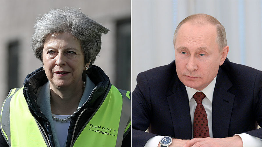 Theresa May Putin