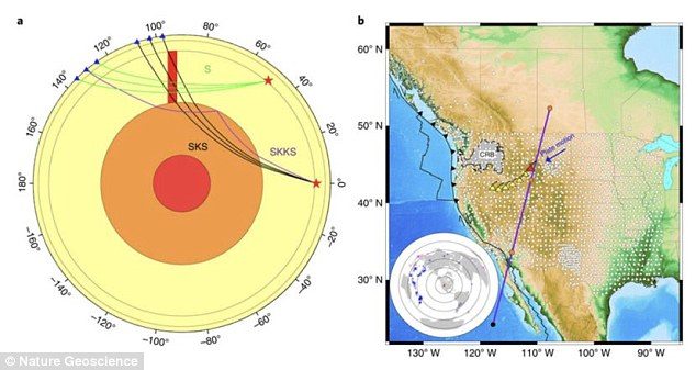 Click to enlarge Yellowstone magma plume