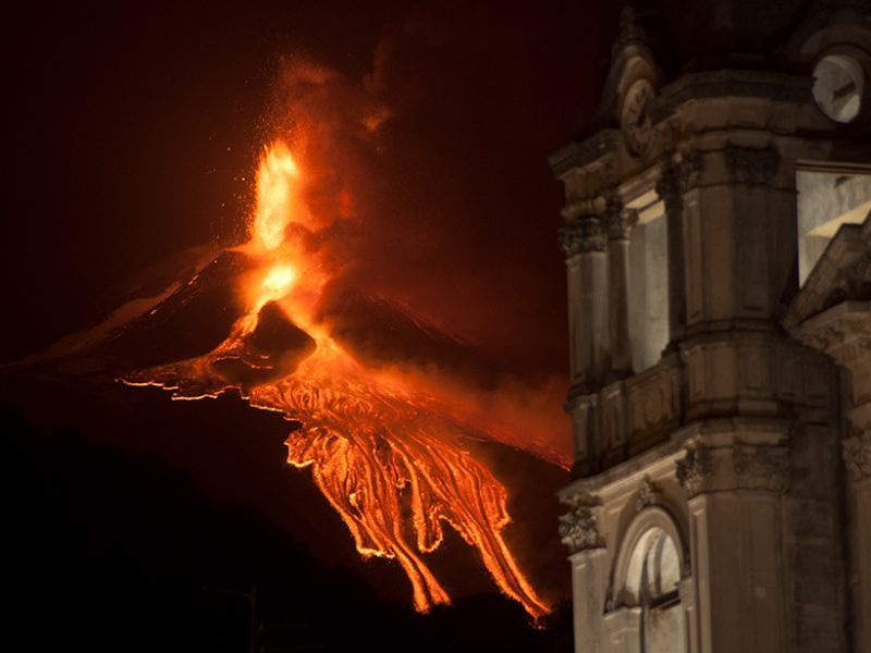 Click to enlarge Radon Tells Unexpected Tales of Mount Etna’s Unrest