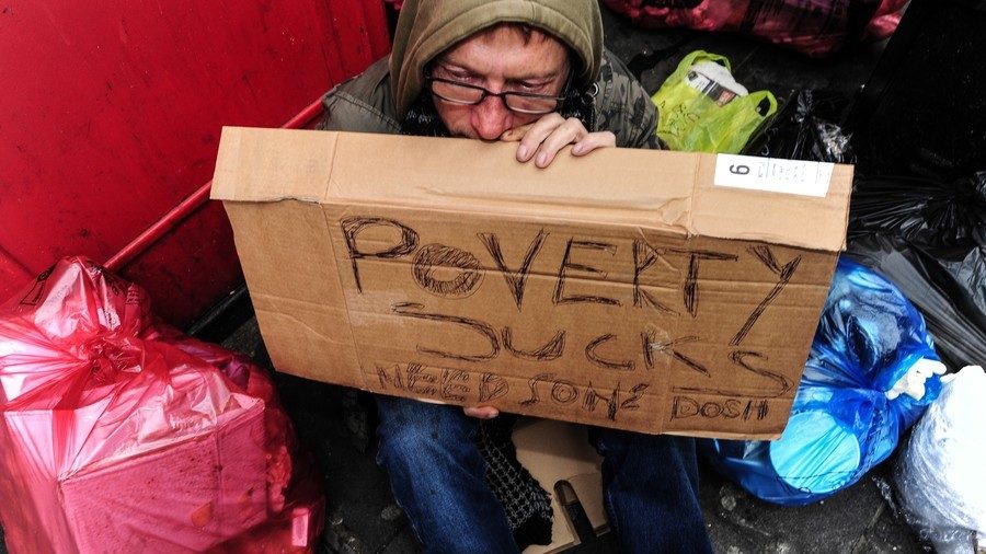 london poverty britain