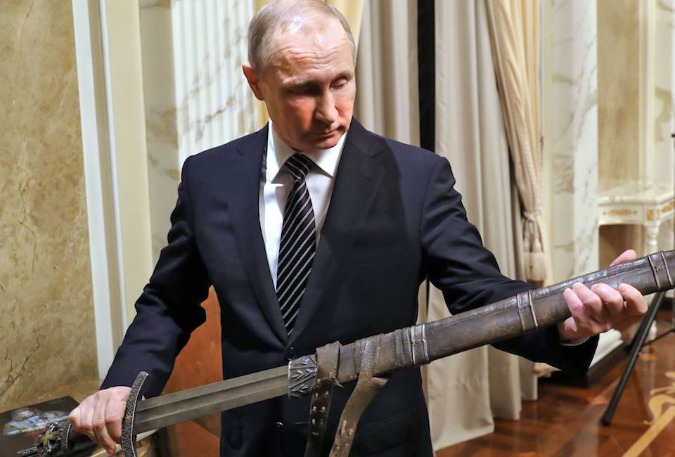 putin sword