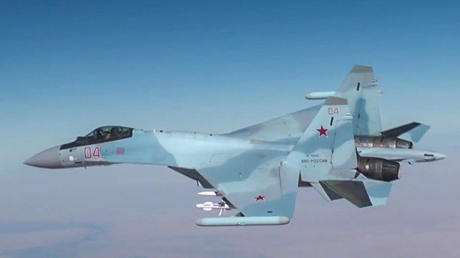 A Russian Sukhoi Su-30 aircraft