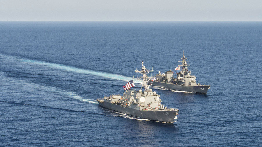 US destroyer NAVY South China Sea