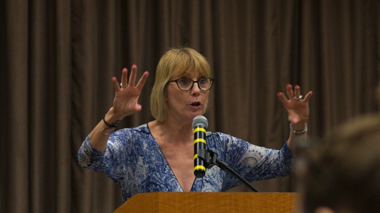 female speaker