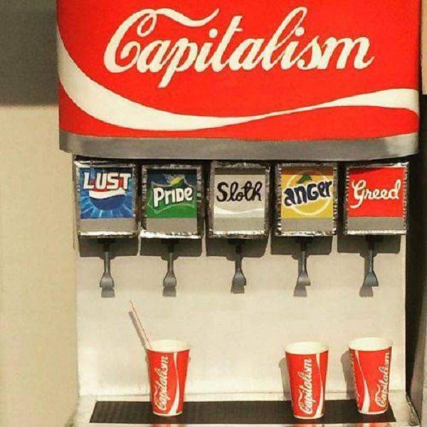 capitalism soda machine