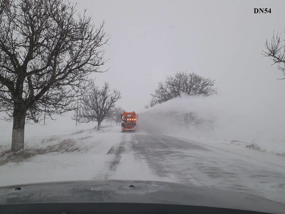 snow in Romania