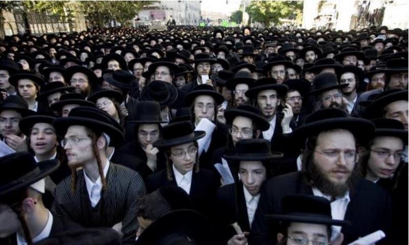 Click to enlarge ultra orthodox jewish protest