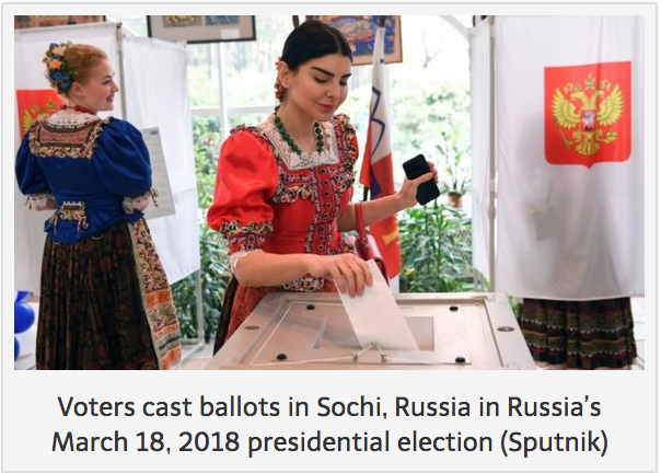 Sochi March 18, 2018 Vote