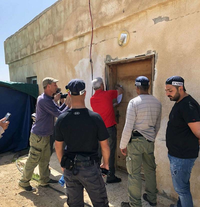 Click to enlarge bedouin eviction israel