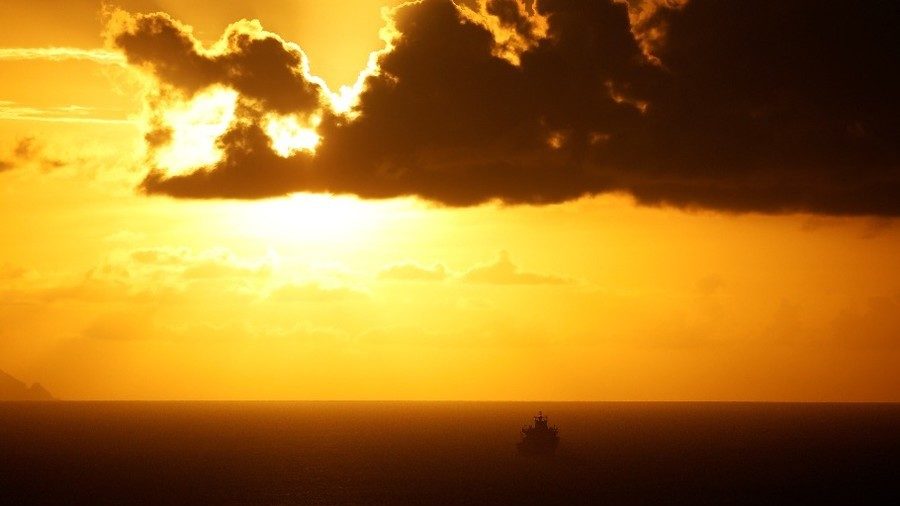 Click to enlarge Boat in water