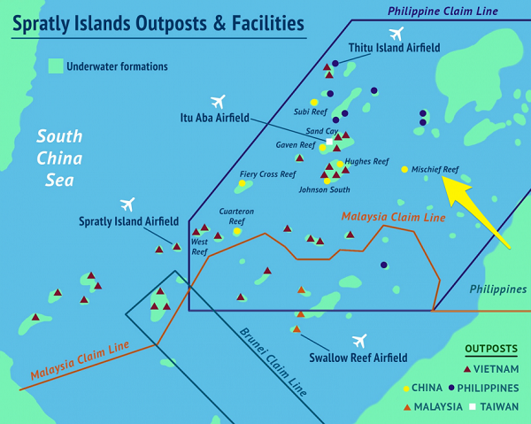 Click to enlarge Spratly Islands map
