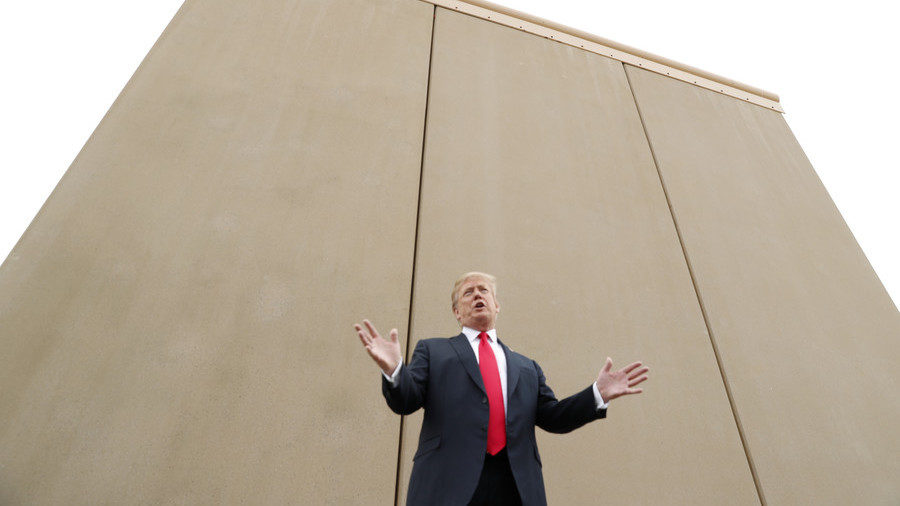 Click to enlarge donald trump border wall prototype