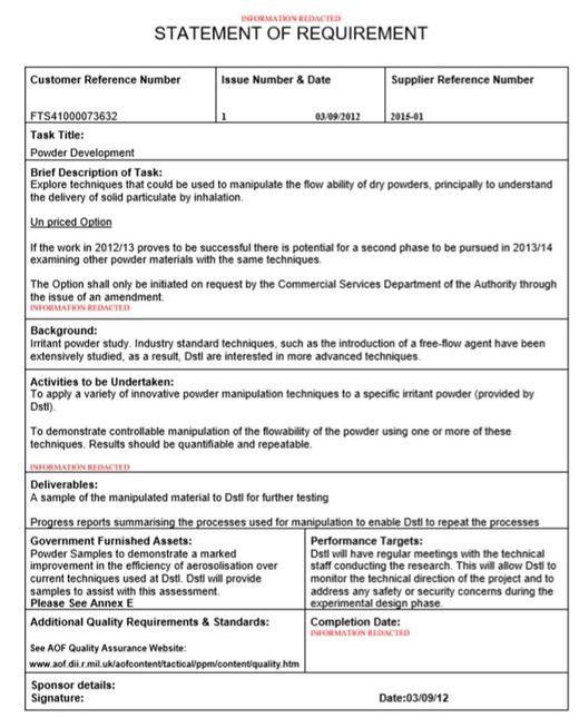 private contract porton down chemical weapons