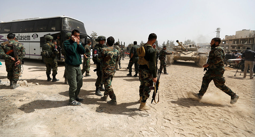 Syrian army soldiers