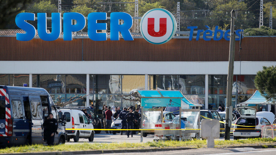 Click to enlarge France supermarket attack trebes