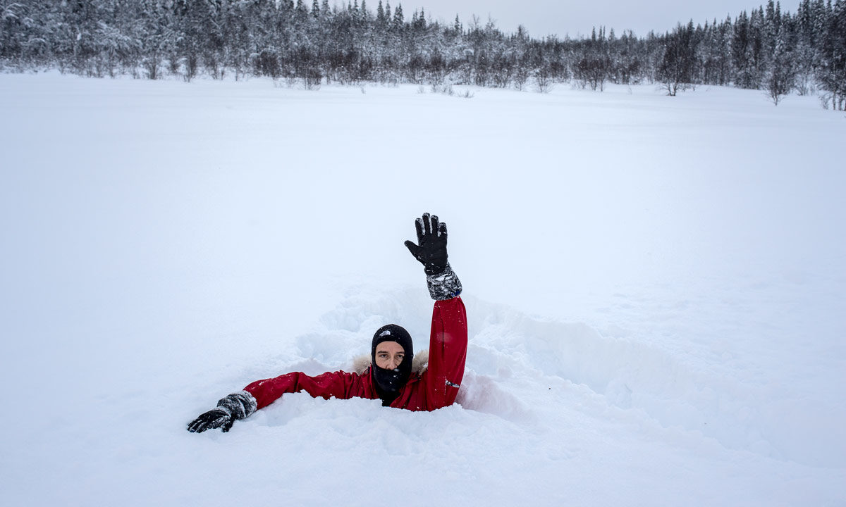 Click to enlarge deep snow