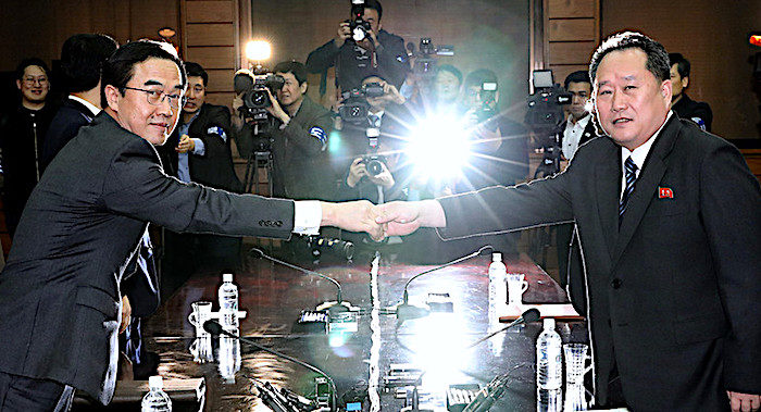 Click to enlarge SK/NK dignitaries