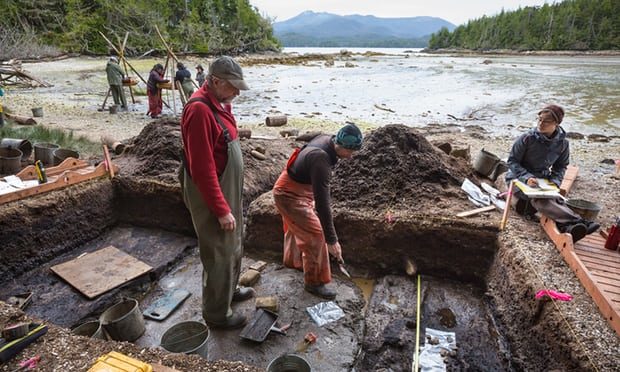 Calvert Island footprints