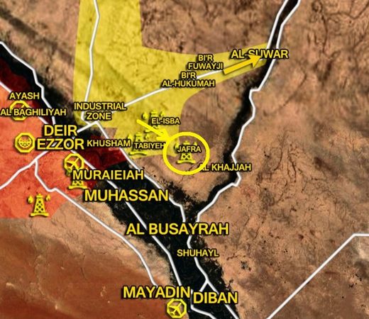 Click to enlarge oil fields syria der ezzor