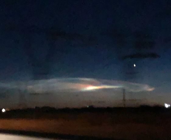 Bizarre cloud over AZ
