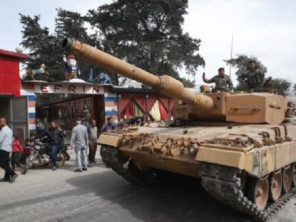 turkish tank Afrin Syria