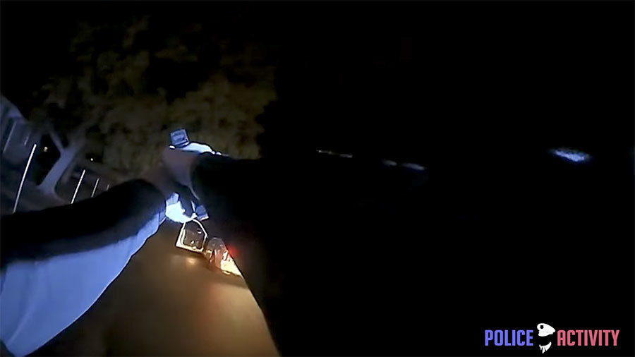 Body cam in police car