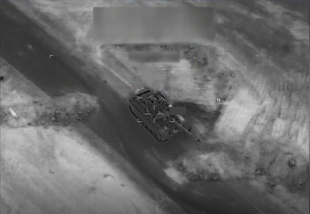 Syria strike tank