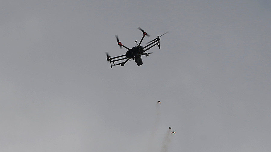 tear gas drone